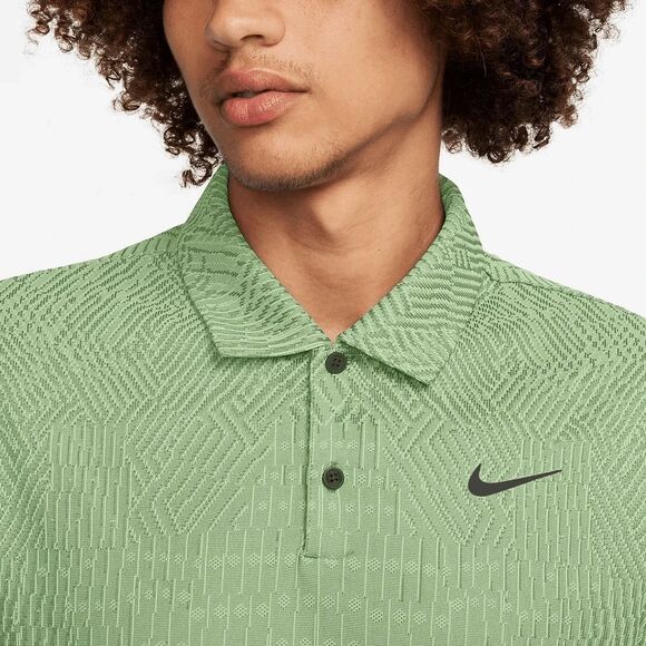 Nike Dri-FIT ADV Tour Textured Golf Polo Green - Picture 2 of 8